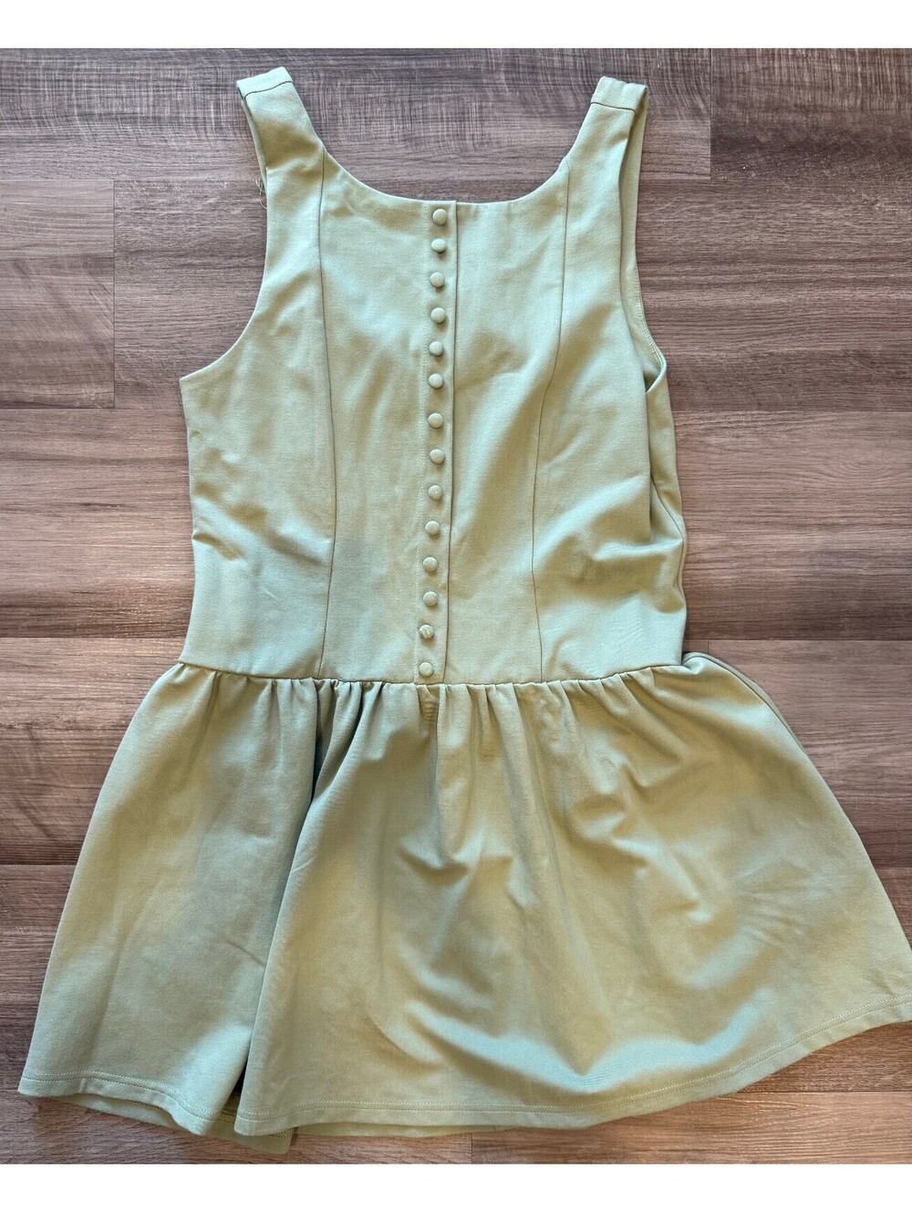 Altar'd State Claudia Sage Green Mini Dress Size Large NWT